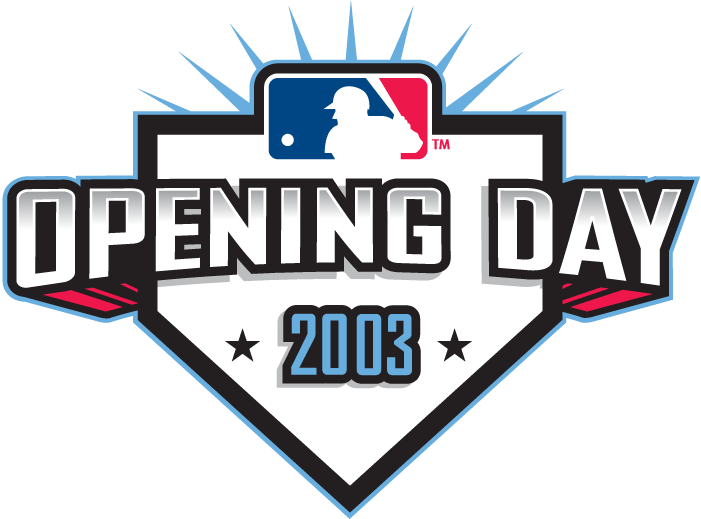 MLB Opening Day 2003 Primary Logo t shirts iron on transfers